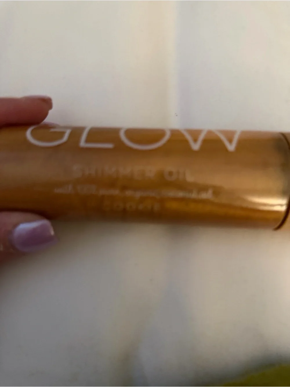 GLO jeans Glow Shimmer Oil — Metallic Gold